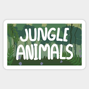 Jungle Animals | Lilla The Lamb Sticker